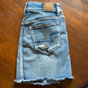 American eagle denim skirt